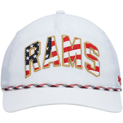 47 brand Los Angeles Rams '47 Hitch Stars and Stripes Trucker Adjustable Hat White