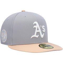 Athletics New Era 1987 MLB All-Star Game Purple Undervisor 59FIFTY Fitted Hat - Gray/Peach - New Era on Sale