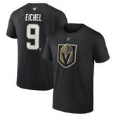 Jack Eichel Vegas Golden Knights Fanatics Authentic Stack Name & Number T-Shirt - Black - NHL 4598539