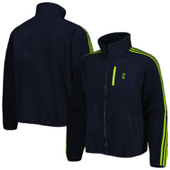 Manchester United Lifestyler Fleece Full-Zip Jacket Navy - Adidas