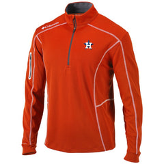 Houston Astros Columbia Shotgun Omni-Wick Quarter-Zip Pullover Jacket - Orange - Columbia Lifestyle