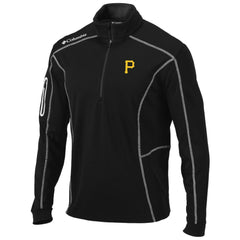 Pittsburgh Pirates Columbia Shotgun Omni-Wick Quarter-Zip Pullover Jacket - Black - Columbia Online