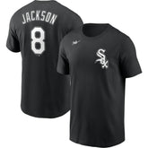Bo Jackson Chicago White Sox Nike Cooperstown Collection Name & Number T-Shirt - Black - Nike Online