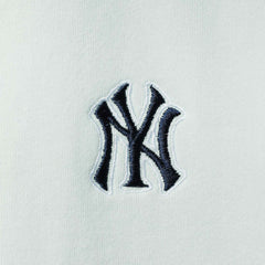 New York Yankees The Wild Collective Women's Two-Hit Quarter-Zip Pullover Top - Light Blue - MLB Online