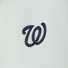 Washington Nationals The Wild Collective Women's Two-Hit Quarter-Zip Pullover Top - Light Blue - MLB Sale