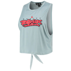 Boston Red Sox The Wild Collective Women's Open Back Twist-Tie Tank Top - Light Blue - MLB Online