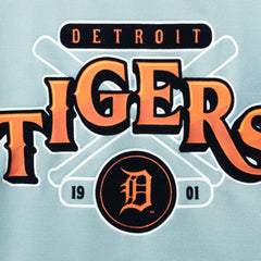 Detroit Tigers The Wild Collective Women's Open Back Twist-Tie Tank Top - Light Blue - MLB on Sale