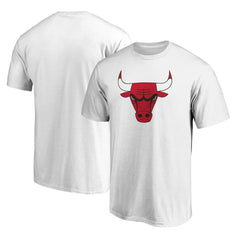 Chicago Bulls Primary Mascot Logo T-Shirt White