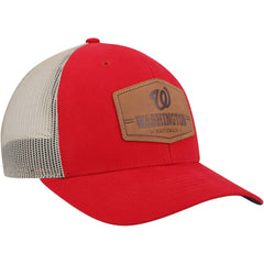 Washington Nationals '47 Rawhide Trucker Snapback Hat - Red/Natural - 47 brand Sale