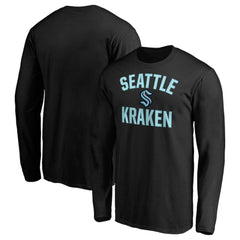 Seattle Kraken Team Victory Arch Long Sleeve T-Shirt - Black - NHL 4619585