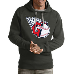 Cleveland Guardians Antigua Team Victory Pullover Hoodie - Charcoal - MLB Sale