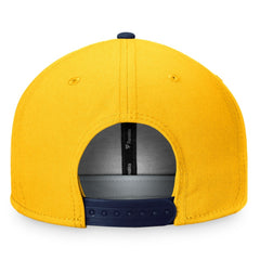 Nashville Predators Fanatics Iconic Color Blocked Snapback Hat - Gold/Navy - NHL 4625814