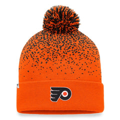 Philadelphia Flyers Fanatics Iconic Gradient Cuffed Knit Hat with Pom - Orange - NHL 4630247