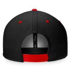Chicago Blackhawks Fanatics Heritage Retro Two-Tone Snapback Hat - Black/Red - NHL 4631526