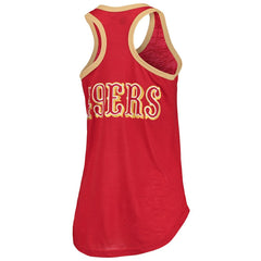 San Francisco 49ers G-III 4Her by Carl Banks Women's Tater Burnout Tank Top Scarlet