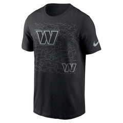 Nike Washington Commanders RFLCTV T-Shirt Black