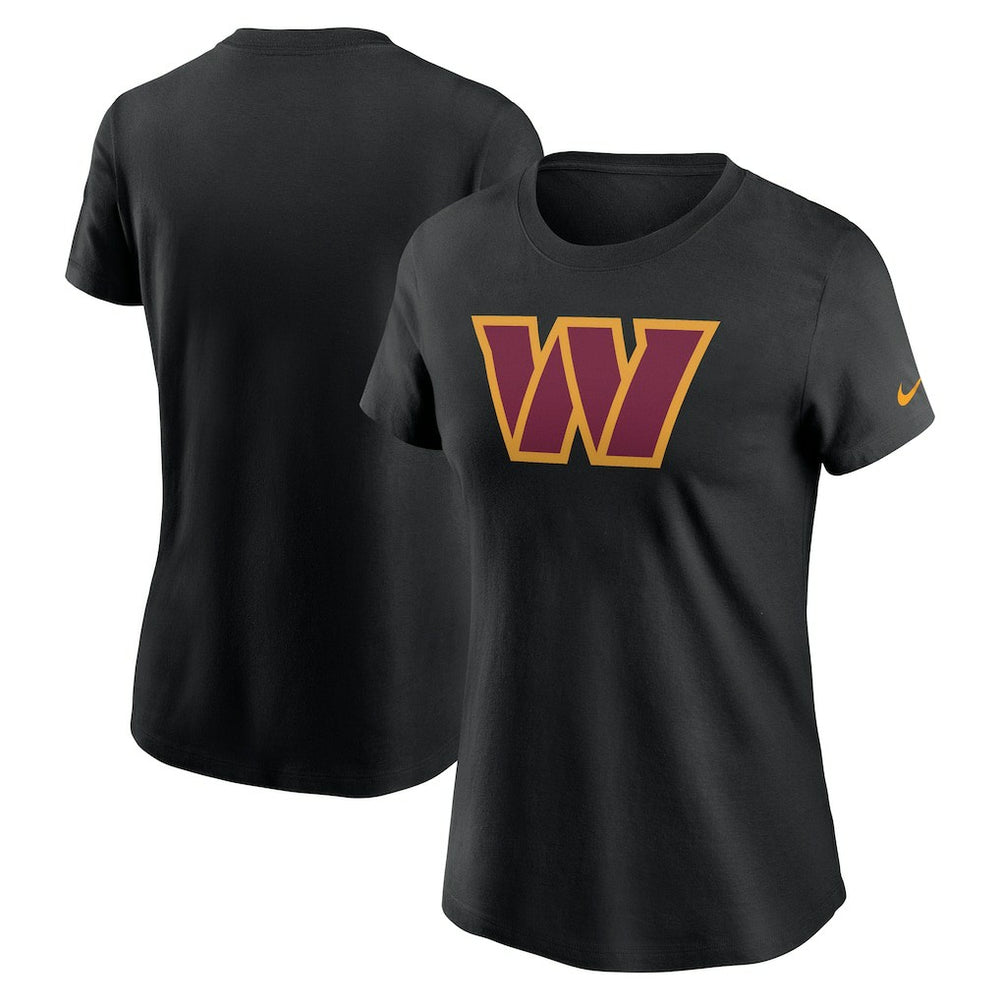 Nike Washington Commanders Women's Logo Cotton Essential T-Shirt Black