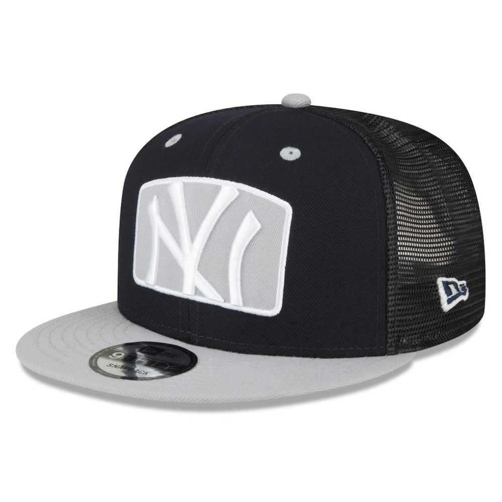 New York Yankees New Era Logo Zoom Trucker 9FIFTY Snapback Hat - Navy - New Era Sale
