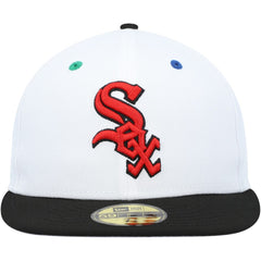 Chicago White Sox New Era 95th Anniversary Primary Eye 59FIFTY Fitted Hat - White/Black - New Era Online