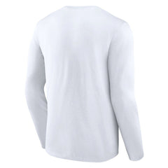 Los Angeles Dodgers Fanatics Pressbox Long Sleeve T-Shirt - White - Fanatics Online