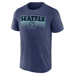 Seattle Kraken Fanatics Prodigy Performance T-Shirt - Heathered Deep Sea Blue - NHL 4641877