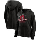 Portland Trail Blazers Women's Full Steam Slub Hoodie T-Shirt Black | Fanatics