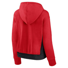 Chicago Bulls Women's Iconic Halftime Colorblock Pullover Hoodie Red | Fanatics online