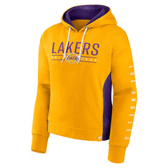Los Angeles Lakers Women's Iconic Halftime Colorblock Pullover Hoodie Gold | Fanatics outlet
