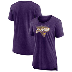Los Angeles Lakers Women's True Classics Tri-Blend T-Shirt Heathered Purple | Fanatics online