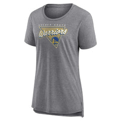 Golden State Warriors Women's True Classics Tri-Blend T-Shirt for sale Heathered Gray | Fanatics for sale