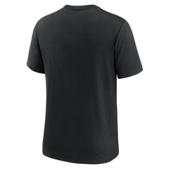 Nike New Orleans Saints Wordmark Logo Tri-Blend T-Shirt Black