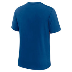 Nike Indianapolis Colts Wordmark Logo Tri-Blend T-Shirt Royal