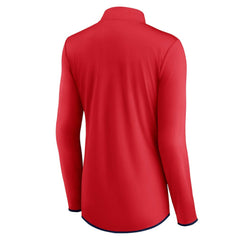 St. Louis Cardinals Fanatics Women's Worth The Drive Quarter-Zip Jacket - Red - Fanatics on Sale