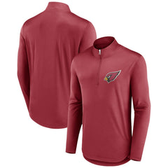 Fanatics Arizona Cardinals Tough Minded Quarter-Zip Top Cardinal