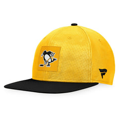 Pittsburgh Penguins Fanatics Authentic Pro Alternate Logo Snapback Hat - Gold/Black - NHL 4646675