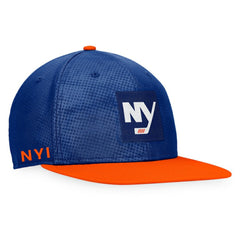 New York Islanders Fanatics Authentic Pro Alternate Logo Snapback Hat - Royal/Orange - NHL 4646687