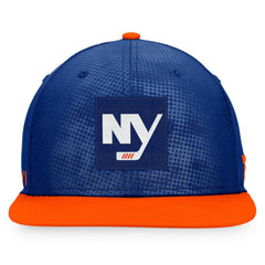 New York Islanders Fanatics Authentic Pro Alternate Logo Snapback Hat - Royal/Orange - NHL 4646687