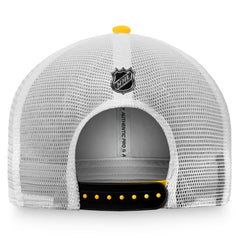 Pittsburgh Penguins Fanatics Authentic Pro Trucker Snapback Hat - Gold/White - NHL 4646698