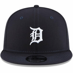 Detroit Tigers New Era Logo Team Color 9FIFTY Snapback Hat - Navy - New Era Sale