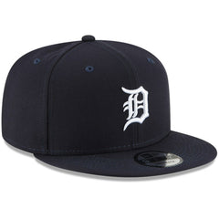 Detroit Tigers New Era Logo Team Color 9FIFTY Snapback Hat - Navy - New Era Sale