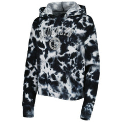 Brooklyn Nets Women's Brushed Cotton Tie-Dye Pullover Hoodie Black | New Era online