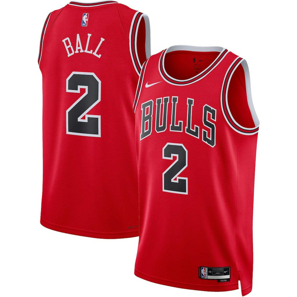 Lonzo Ball Chicago Bulls Unisex Swingman Jersey for sale Icon Editi- Red | Nike Near Me