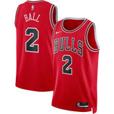Lonzo Ball Chicago Bulls Unisex Swingman Jersey for sale Icon Editi- Red | Nike Near Me