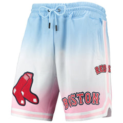 Boston Red Sox Pro Standard Team Logo Pro Ombre Shorts - Blue/Pink - MLB on Sale