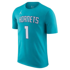 LaMelo Ball Charlotte Hornets Icon 2022/23 Name & Number T-Shirt Teal | Nike Near Me