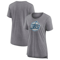 Winnipeg Jets Fanatics Women's Special Edition 2.0 Modern T-Shirt - Heather Gray - NHL 4659513
