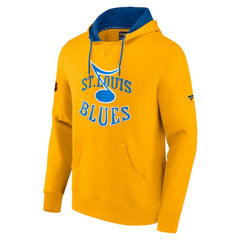 St. Louis Blues Fanatics Special Edition 2.0 Team Logo Pullover Hoodie - Gold - NHL 4660034