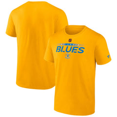 St. Louis Blues Fanatics Special Edition 2.0 Authentic Pro T-Shirt - Yellow - NHL 4660125