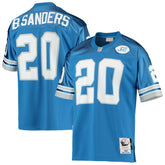 Mitchell & Ness Barry Sanders Detroit Lions 1991 Authentic Throwback Retired Player Jersey Blue