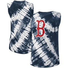 Boston Red Sox Touch Women's Money Ball Tie-Dye Tank Top - Navy - MLB Online